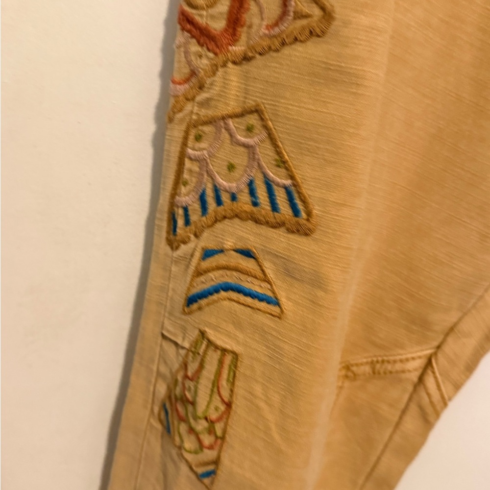 Pilcro The Wanderer Embroidered Trousers from Anthropologie - Picture 3 of 7